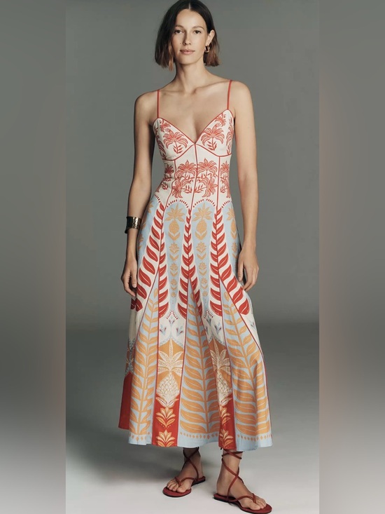 FARM Rio Dresses & Skirts - Anthropologie x Farm Rio Sleeveless Maxi Dress